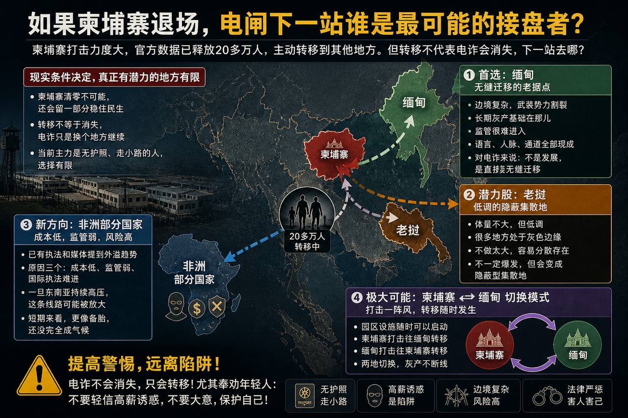 柬埔寨反诈高压退场后 跨境电诈下一站流向研判-亚太警务报道